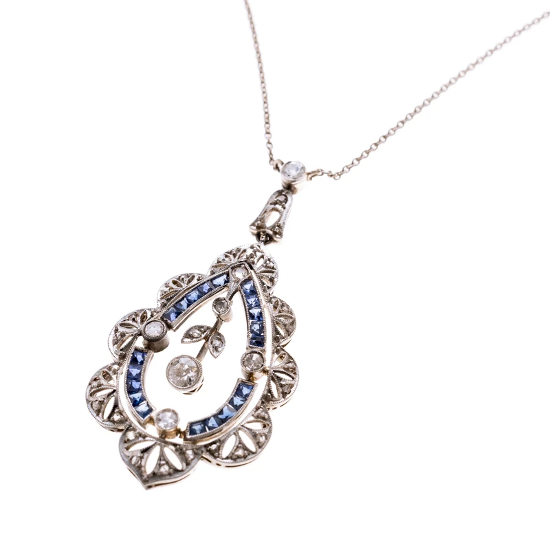 Platin Diamant Collier